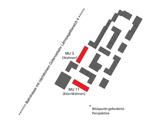 Lageplan des Bauprojekts Kleineschholz