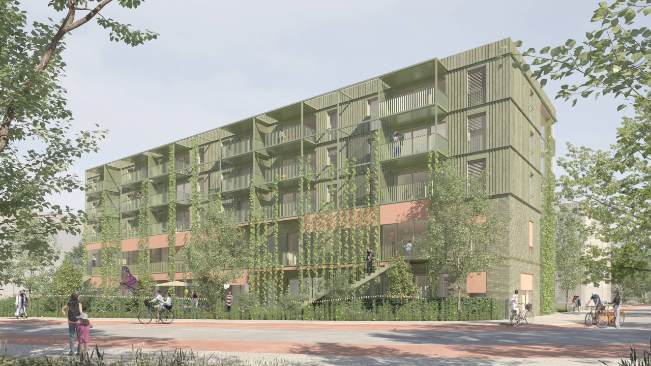 Visualisierung der netzwerkarchitekten vom Bauprojekt Kleineschholz